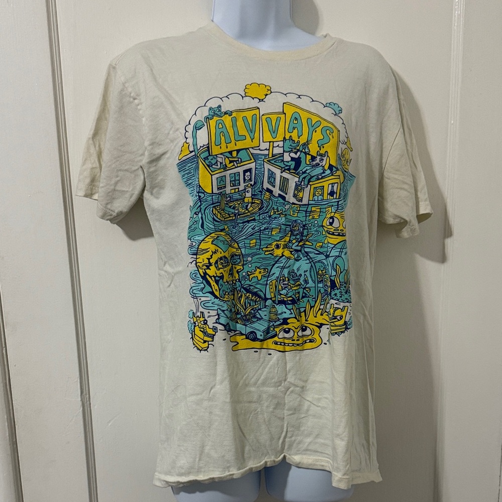 Alvvays by Killer Acid Graphic Cream T-Shirt